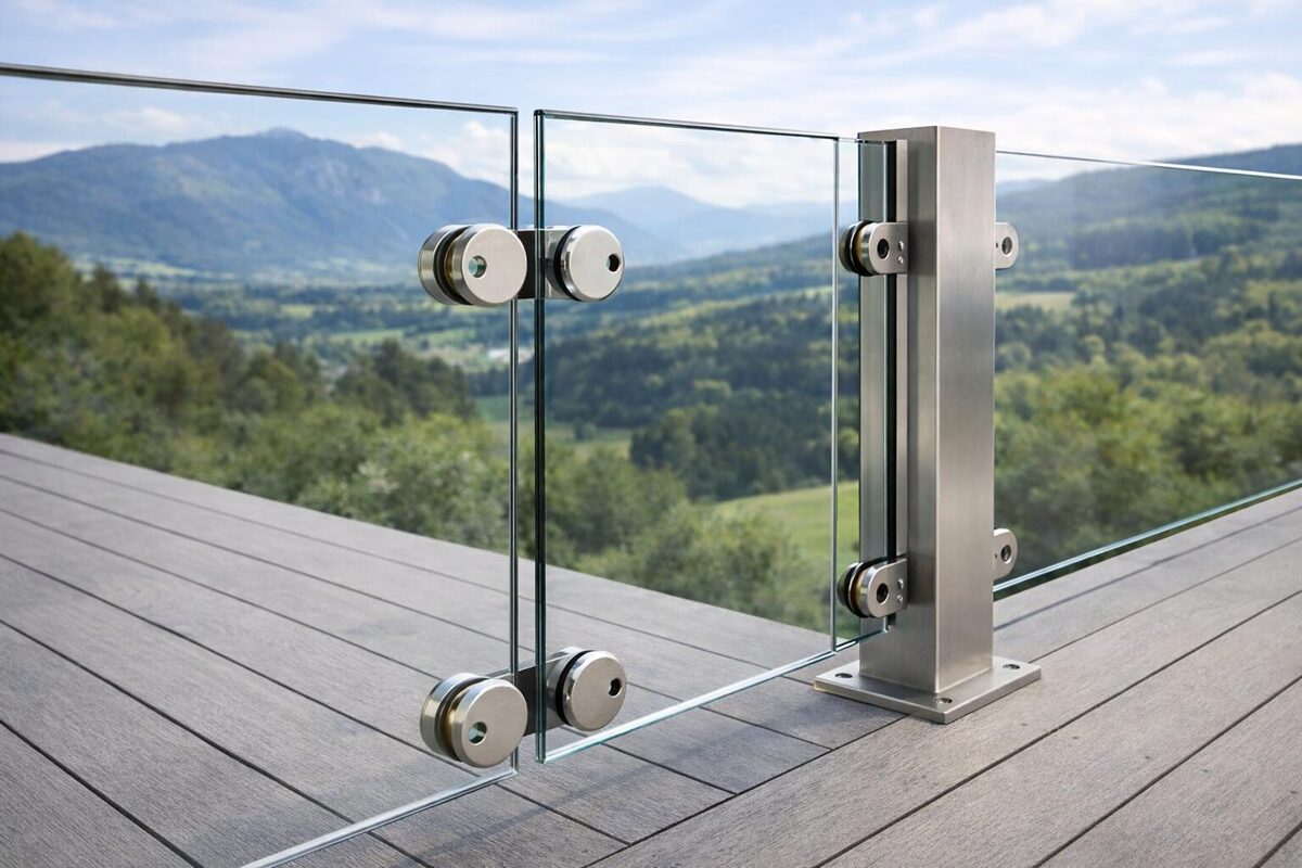 скляні перила для сходів скляні перила сучасний дизайн