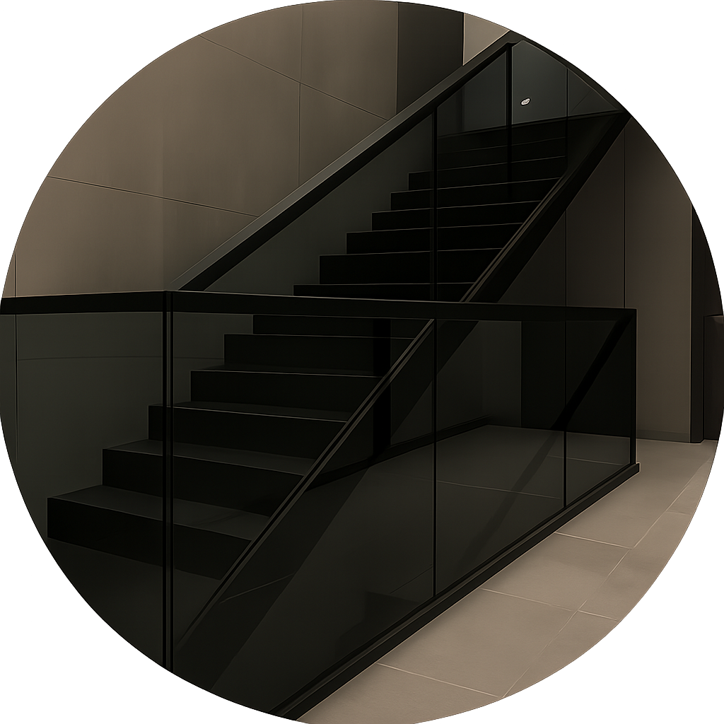 перила зі скла в Івано-Франківську